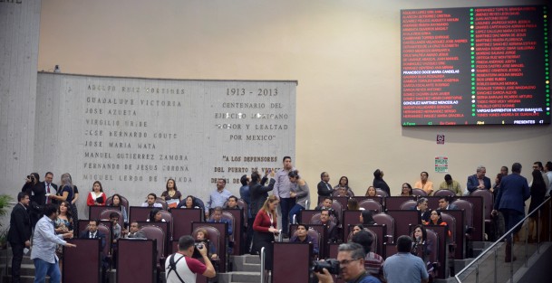 En sesión extraordinaria express diputados del  Congreso del Estado aprobaron con 43 votos a favor, 0 en contra y 6 abstenciones la nueva valoración de la Cuenta Pública 2018. 
