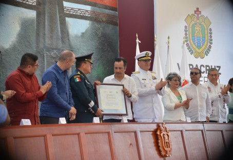 Por el 158 Aniversario de Los Tratados de La Soledad, se celebró un acto conmemorativo encabezado por el gobernador Cuitláhuac García y con la presencia de representantes de Tlaxcala, Chiapas , Hidalgo y la presencia del gobernador de Puebla.