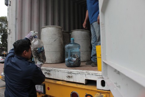 La Secretaría de Medio Ambiente, en coordinación con distintas dependencias federales, estatales y municipales, llevaron a cabo el Reciclón, con el fin de fomentar el adecuado deshecho de aceites, aparatos electrónicos, plásticos o pilas.  