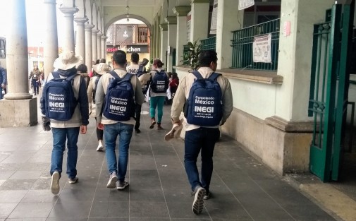 Ya se puede ver en varias partes de la ciudad a personal del INEGI que en breve iniciarán el Censo de población 2020.   
