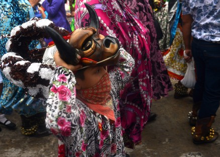 Este fin de semana, la comunidad de Almolonga, municipio de Naolinco Veracruz, se olvidó de los problemas y dieron  paso a la alegría con su tradicional carnaval que recorre las calles de esta pequeña comunidad llena de magia y color.  