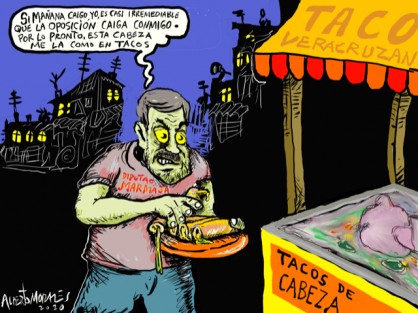 LA ÚLTIMA CENA. Una noche antes de que la oposición colapse.