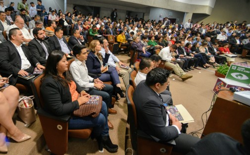 En el auditorio Sebastián Lerdo de Tejada se realizó la sesión ordinaria del Consejo Veracruzano de la Agenda 2030 para el Desarrollo Sostenible, en la que participaron Secretarios de diversas dependencias.