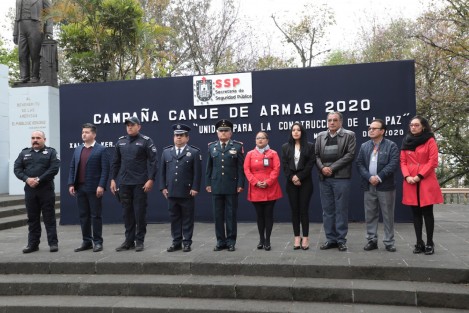 La Secretaría de Seguridad Pública (SSP), en coordinación con la Secretaría de la Defensa Nacional (SEDENA), inició la campaña estatal Canje de Armas 2020 <em>Sin Armas, Sin Riesgos</em>, Unidos para la Construcción de la Paz, que se realizará simultáneamente del 06 al 20 de marzo en Xalapa, Veracruz y Coatzacoalcos.