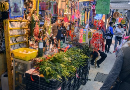 La Güera, quien se encuentra en local p10 del mercado Jáuregui de la ciudad de Xalapa, dice que en su caso vende todo de tipo lociones y amarres, pero lo que más se vende son las sábilas compuestas, las cuales ocupa la gente para alejar las malas vibras de su hogar. 
