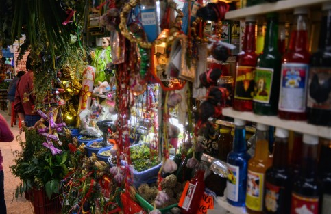 La Güera, quien se encuentra en local p10 del mercado Jáuregui de la ciudad de Xalapa, dice que en su caso vende todo de tipo lociones y amarres, pero lo que más se vende son las sábilas compuestas, las cuales ocupa la gente para alejar las malas vibras de su hogar. 