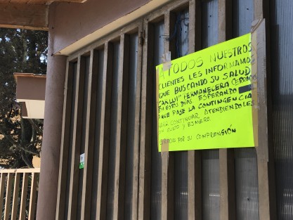 Pocos los establecimientos comerciales que han tomado la decisión de cerrar sus puertas por la contingencia sanitaria.