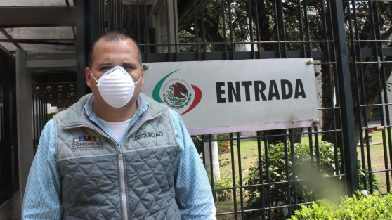 En el Palacio Legislativo se incrementaron las medidas de prevención de contagio POR COVID 19. 
