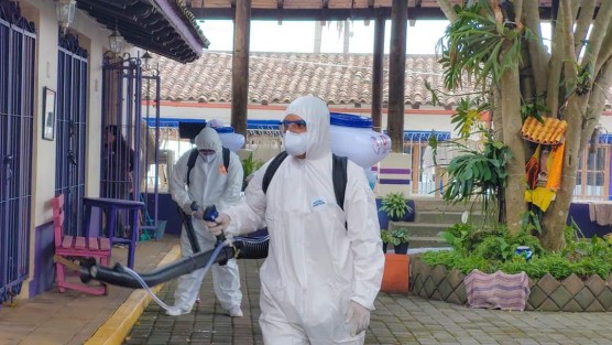 Las acciones de sanitización para evitar cualquier contagio continuarán en comunidades  a partir de la próxima semana, por lo que se solicita a la ciudadanía estar atentos a los avisos por los diversos medios. 