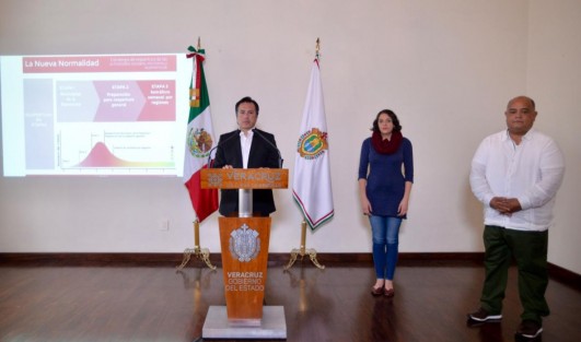 Luego del mensaje emitido este día por el presidente Andrés Manuel López Obrador, Veracruz debe continuar con la estrategia sanitaria <em>Aplanemos la curva ¡Ahora!</em>, confirmó el gobernador Cuitláhuac García Jiménez al tiempo que emitió las medidas ante la proximidad del punto crítico en la curva epidemiológica por COVID-19.