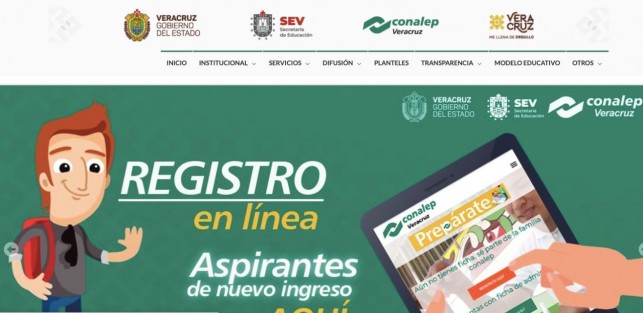 El Colegio de Educación Profesional Técnica (CONALEP) del estado de Veracruz abrió la Plataforma de Admisión 2020 en línea, a fin de ofrecer a las y los aspirantes una manera sencilla, segura y funcional de registrarse para solicitar un lugar en los 13 planteles del subsistema, sin salir de sus casas. 