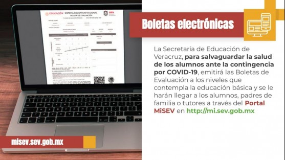La Secretaría de Educación de Veracruz (SEV) informa a directivos, docentes y madres y padres de familia que los sistemas de control escolar seguirán abiertos hasta el 26 de junio, de manera que todos los planteles concluyan los procesos administrativos de fin de curso. Para quienes ya cumplieron, las boletas estarán disponibles a partir del día 19 en la página mi.sev.gob.mx.  