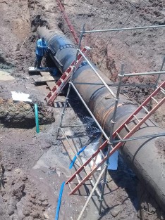 Con una inversión superior a los 5 millones de pesos, la Comisión del Agua del Estado de Veracruz (CAEV) reparó doce fugas del acueducto Yuribia, volumen aproximado de 240 litros por segundo; es decir, 25 por ciento del vital líquido destinado a Coatzacoalcos, Minatitlán y Cosoleacaque.