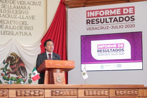 Este lunes, el Gobernador Cuitláhuac García Jiménez presentó su Informe de Resultados Julio 2020, donde detalló acciones y obras realizadas año y medio de asumir el cargo. 