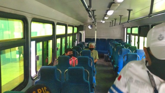 Además que los conductores están facultados para negar el servicio a los pasajeros que no acaten la medida de no portar el cubreboca.