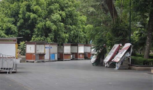 Restricción de Movilidad en el Centro de Xalapa, para que almenos ahí no se aglomeren. 