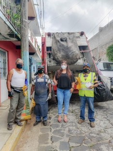 El H. Ayuntamiento de Teocelo, continúa reforzando las medidas de prevención para la población y trabajadores al servicio del Municipio.