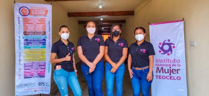 El Instituto Municipal de la Mujer de Teocelo inicia la jornada itinerante de talleres con el tema Prevención de la Violencia en contra de la Mujer que se impartirán en la Cabecera Municipal y Comunidades. En el taller se dan conocer temas importantes como lo son: Los roles de género, expectativas sociales de la mujer, machismo, la violencia contra la mujer, autoestima, empoderamiento femenino y los pasos a seguir para acabar con la violencia, así como toda la información para actuar de manera legal en casos de violencia. 