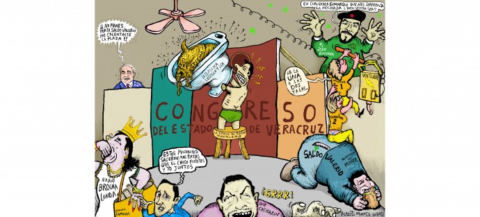 Encueradero en el Congreso.