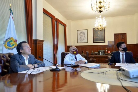 Hoy se llevó a cabo el Consejo Estatal de Salud de manera virtual para dar un mensaje a la población de que debemos seguir cuidando nuestra salud: Cuitláhuac García. 