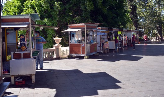 Según  las autoridades municipales, por ahora solo se puede adquirir los alimentos que ahí se expendan, para llevar, por lo que los visitantes solo podrán permanecer en sitio el tiempo necesario.