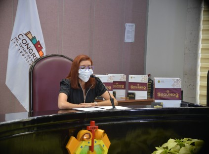 Waltraud Martínez Olvera expresó también que, ante la emergencia sanitaria, la acertada política de austeridad permitió al estado llevar a cabo el fortalecimiento de la estructura sanitaria para la reconversión de las unidades médicas hospitalarias. 