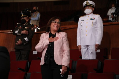 En representación del Presidente, asistió la secretaria de Energía, Rocío Nahle. 