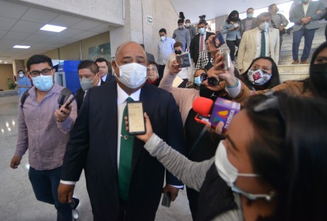 En el pleno legislativo, el secretario de Gobierno, Eric Cisneros, dio inicio a las comparecencias de titulares de dependencias por la Glosa del Segundo Informe del Gobernador Cuitláhuac García.