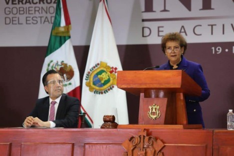 A través de sus redes sociales el Gobernador de Veracruz,Cuitláhuac García Jiménez agradeció la invitación de la Magistrada Isabel Inés Romero Cruz a su informe como Presidenta del Poder Judicial.  Y felicitó a todos quienes lo integran por el trabajo realizado, <em>con este informe y el ambiente que ya se siente he atestiguado que la transformación del Poder Judicial está en marcha para bien de todo el pueblo</em>.
