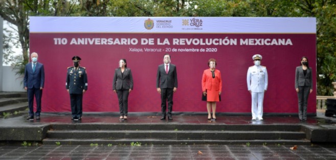 En el parque Benito Juárez de Xalapa, se llevó a cabo la Ceremonia cívica conmemorativa del CX Aniversario del Inicio de la Revolución Mexicana. Presidieron el acto el Gobernador del Estado de Veracruz, Cuitláhuac García Jiménez, así como autoridades de los Poderes Legislativo, Judicial,  Militares y Navales, Fiscalía del Estado y Ayuntamiento de Xalapa. 