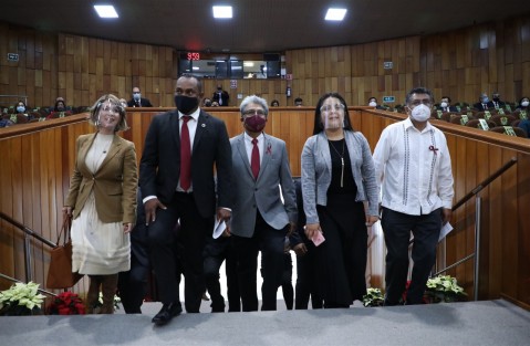  El secretario de Desarrollo Social, Guillermo Fernández Sánchez, comparece este lunes ante la Comisión de Desarrollo Social, Humano y Regional del Congreso local.