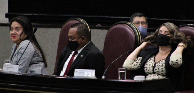 Diputados de todos los colores demuestran su irresponsabilidad durante las sesiones y comparecencias al no seguir los lineamientos sanitarios por la pandemia actual.