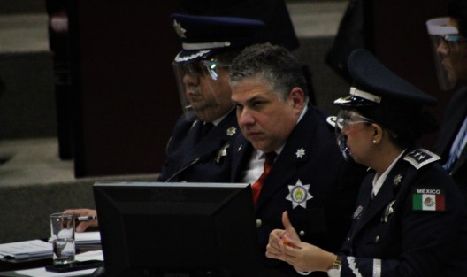 El secretario de Seguridad Pública, Hugo Gutiérrez Maldonado, compareció ante diputados locales, como parte de la Glosa del Segundo Informe de Gobierno. 