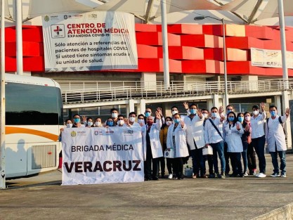 A través de su cuenta de Twitter, la jefa de Gobierno de la Ciudad de México, Claudia Sheinbaum, agradeció al Gobierno de Veracruz por su apoyo al enviar una brigada de 25 médicos, como apoyo, ante el incremento de casos en la capital. 