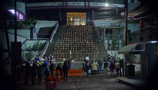 Por primera vez en 11 de diciembre así luce la Basílica Menor de El Dique.  Y es que debido a la pandemia por COVID-19, autoridades eclesiásticas, de gobierno y salud lanzaron un llamado a los fieles guadalupanos, o no realizar peregrinaciones, además de mantener cerrado el templo. 