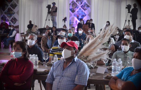 El evento se realizó con todas las medidas de Prevención Sanitarias, contando con la asistencia de los Directivos de las Áreas del Ayuntamiento, así como funcionarios del Gobierno Estatal.