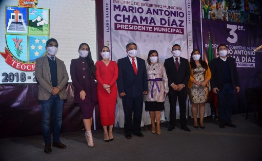 Cumpliendo con lo establecido en la Ley Orgánica del Municipio Libre en el estado de Veracruz,  el Presidente Municipal Constitucional, Mario Antonio Chama Díaz, rindió su tercer informe de labores de la administración pública municipal en  sesión solemne de cabildo, con la presencia de la Síndica Municipal, Municipal Zayra del Carmen Martínez Andrade y del Regidor Único Luis Valencia López, del mismo modo la Secretaria del Ayuntamiento, Trinidad Martínez Larios, quien dio apertura a la sesión y al pase de lista de los ediles. 

