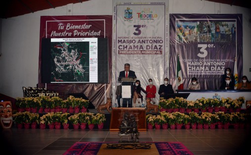 Mencionó el arduo trabajo de las direcciones de fomento agropecuario, Alumbrado Público, programas sociales básicos, Servicios Generales y Limpia Pública durante este año enmarcado por la pandemia.