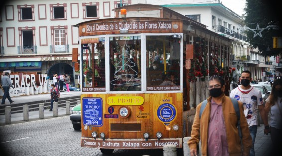 También hubo quienes salieron  a turistear.  