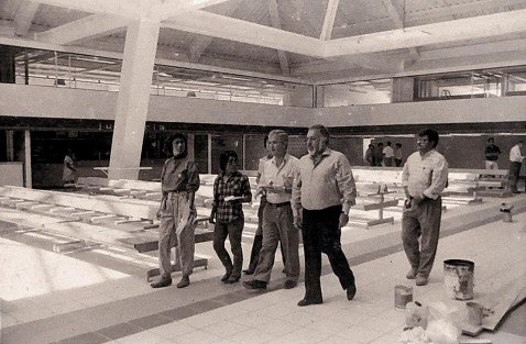 La Central de Autobuses de Xalapa, CAXA, una de las obras del arquitecto Enrique Murillo en Xalapa.