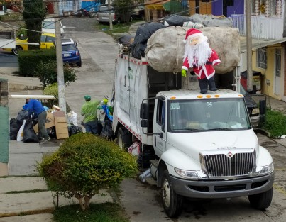 Se fue Papá Noel.