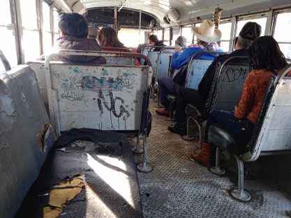 En pésimas condiciones se encuentran los camiones de transporte público que van del centro de Xalapa hacia la colonia Veracruz. 