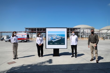 IP, SENER y Gobierno de Veracruz inauguraron  la Terminal de Refinados Veracruz, propiedad de Infraestructura Energética Nova (IEnova).