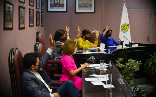 De igual forma les fue autorizada la licencia a quienes ostentan regidurías: Isabel Jiménez Morales, regidora segunda de Papantla, del 6 de marzo al 10 de junio; Gregoria Miguel Reyes, regidora segunda de Poza Rica de Hidalgo, del 6 de marzo al 15 de junio, y Zoila Aguilar Aguilar, regidora tercera de Tlapacoyan, del 2 de marzo al 8 de junio, en todos los casos, del presente año.
 