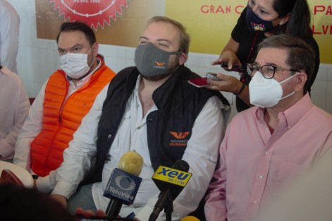 Movimiento Ciudadano presentó a Ángel Deschamps Falcón como el hombre que encabezará el proyecto ciudadano en el municipio de Boca del Río. 