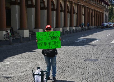 Topacio Citlalli Hernández Ramírez, exlíder de la Alianza Revolucionaria Institucional, exigió a la Secretaría de Educación de Veracruz que les sean devueltas a ella y a su hermana las plazas docente y administrativa que les fueron retiradas a raíz de su detención en el penal de Pacho Viejo.  