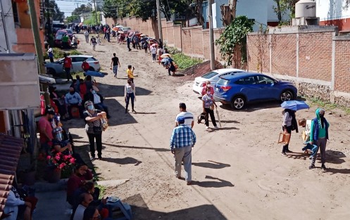 Se espera que como ha ocurrido en otras ciudades donde se ha vacunado, la desorganización haya pasado y que en los siguientes el flujo de personas sea más agil. 