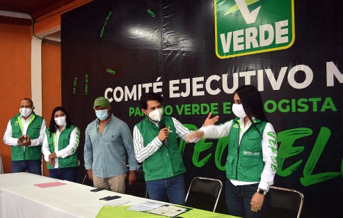 La Joven Mara Chama  Villa rindió protesta como nueva delegada de activismo Político de Comité Ejecutivo Estatal  del Partido Verde Ecologistas de México en el Municipio de Teocelo; Veracruz para el proceso electoral 2021.