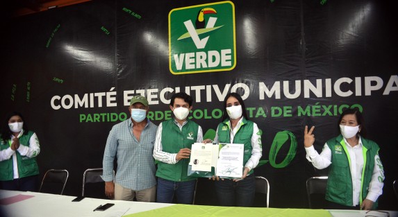 La Joven Mara Chama  Villa rindió protesta como nueva delegada de activismo Político de Comité Ejecutivo Estatal  del Partido Verde Ecologistas de México en el Municipio de Teocelo; Veracruz para el proceso electoral 2021.