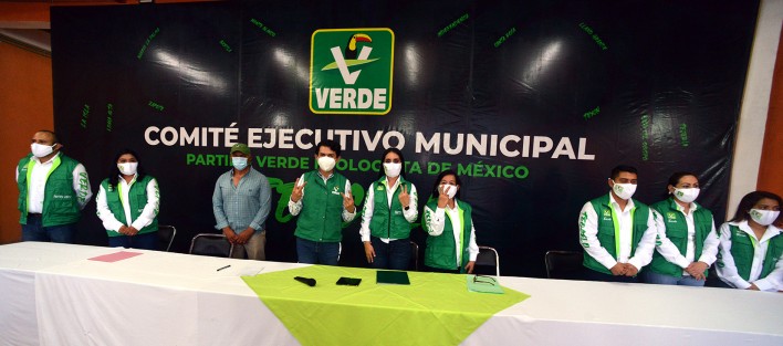 La Joven Mara Chama  Villa rindió protesta como nueva delegada de activismo Político de Comité Ejecutivo Estatal  del Partido Verde Ecologistas de México en el Municipio de Teocelo; Veracruz para el proceso electoral 2021.